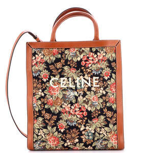 Celine Vertical Cabas Tote Floral #236256C14B